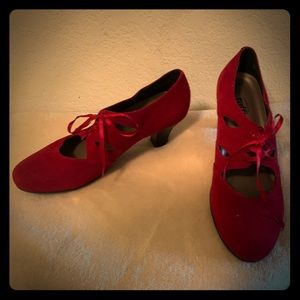 Sexy Leather Vintage Heels